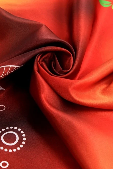 Платок Шанель 100х100 см, с полной запечаткой "Pattern"#8