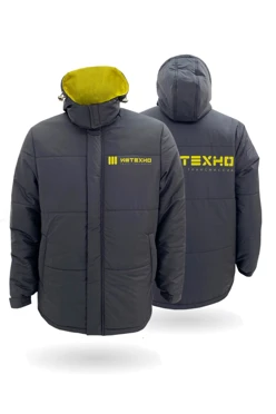 Купить куртку Винтер унисекс с полной запечаткой "ИжТехно"