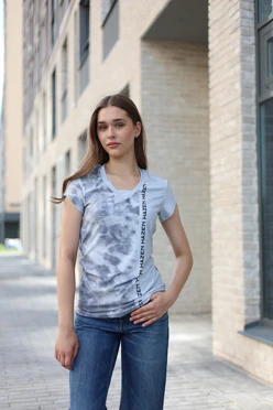 Купить футболку Нолан женская с полной запечаткой "Hazen"