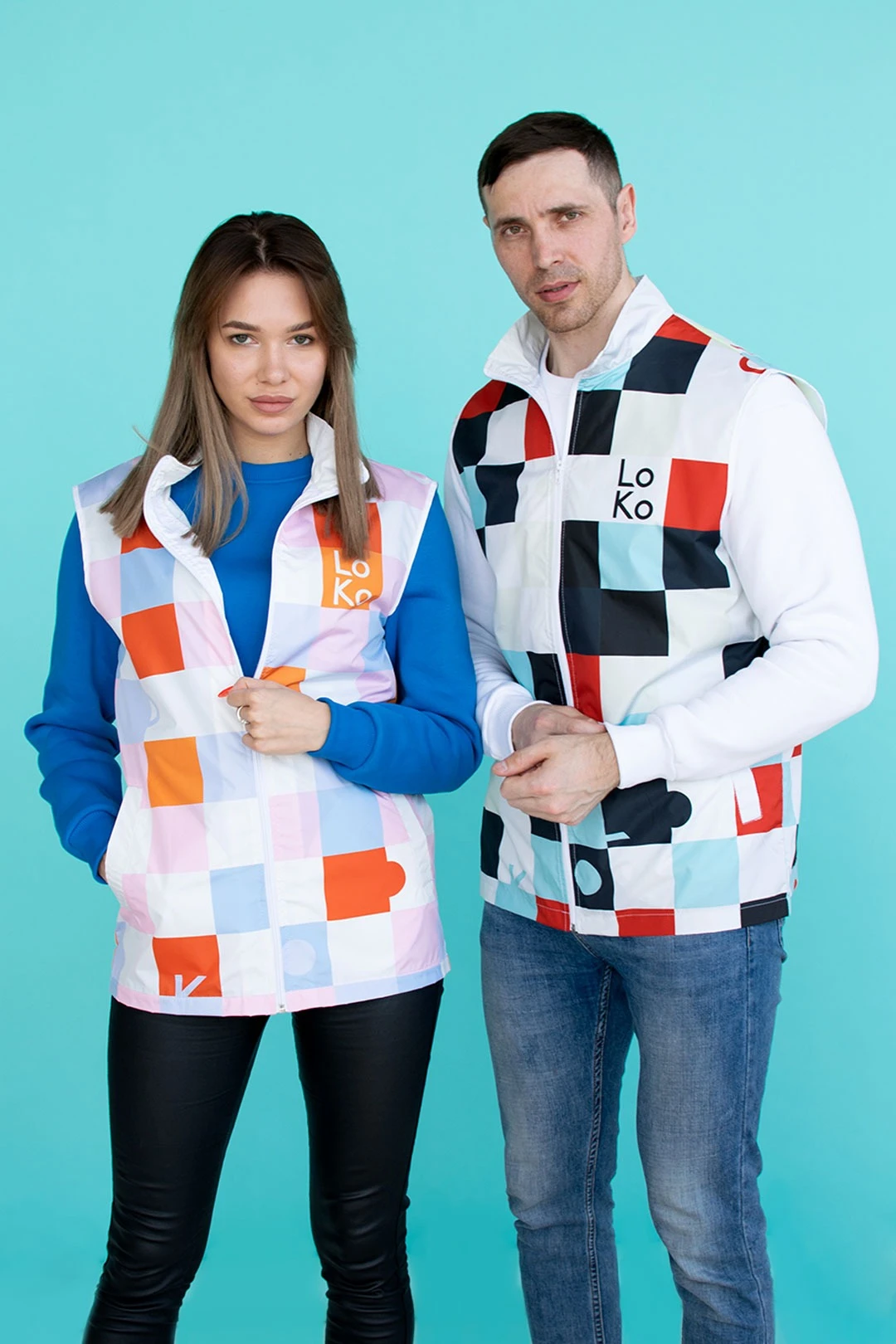 Жилет Брендон без подклада унисекс, с полной запечаткой#6 Жилет Брендон без подклада унисекс, с полной запечаткой#6