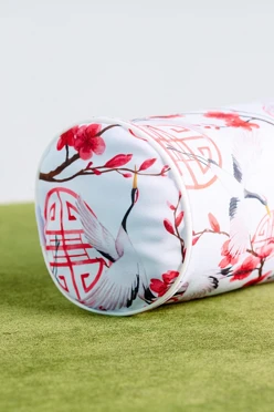 Подушка-валик 14х26 см, с принтом "Crane"#1