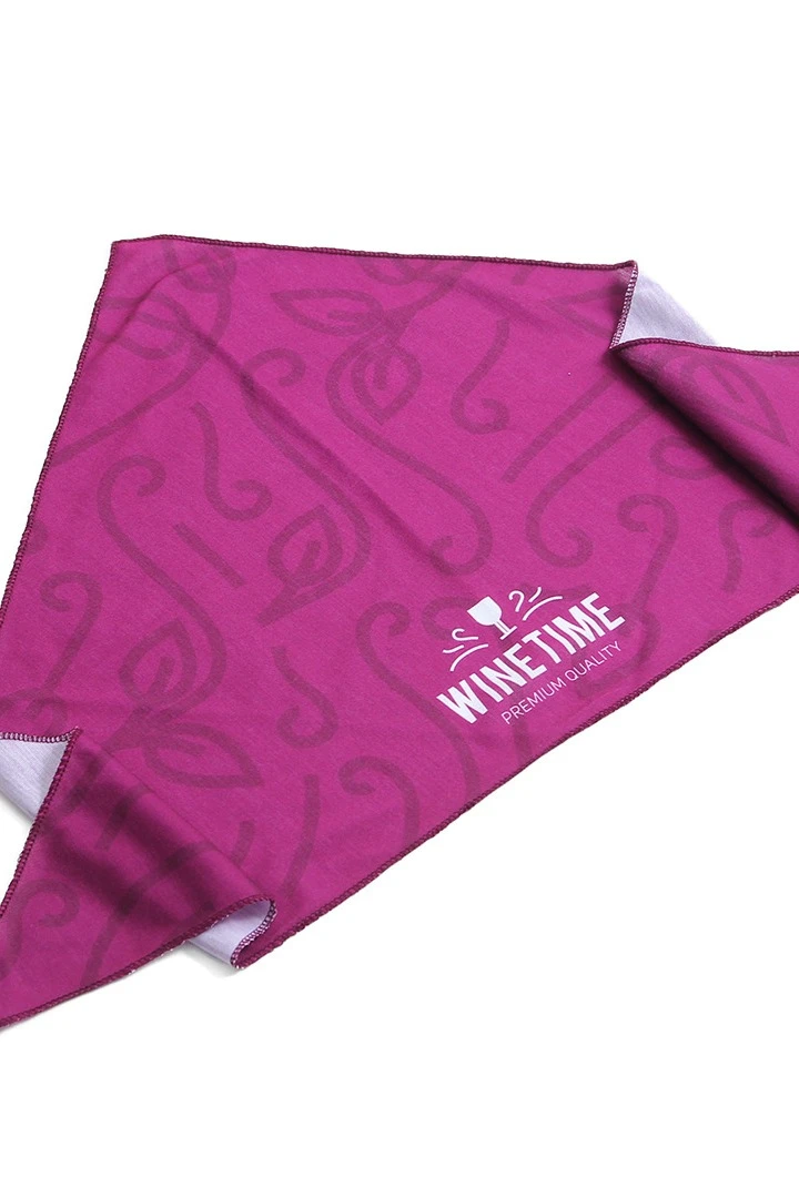 Бандана с полной запечаткой, полиэстер 60х60х90 см "WineTime"#5