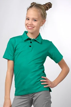 Купить футболку поло Декстер детскую бирюзовую