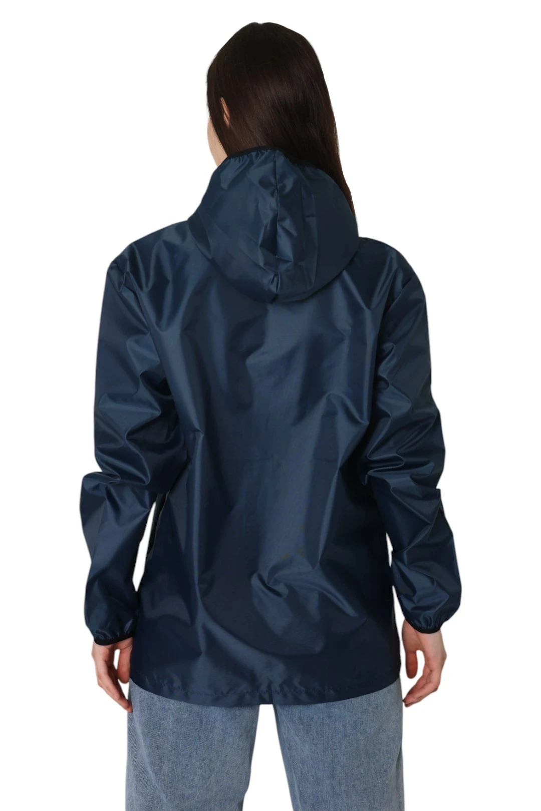 Ветровка Арчи унисекс, однотонная темно-синяя#2 Ветровка Арчи унисекс, однотонная темно-синяя#2