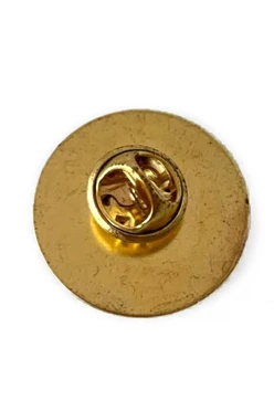 Значок заливной Круг диаметр 17 мм, с печатью#2