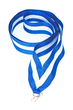 Лента для медали Динамо репс ширина 2,2 см, с карабином#1