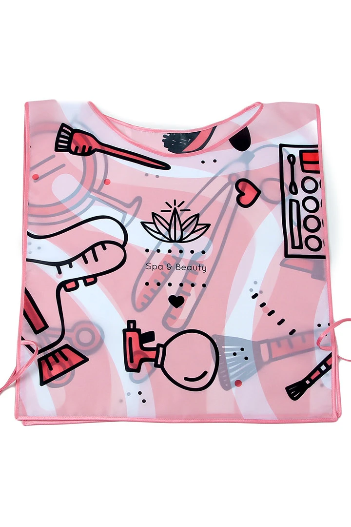 Накидка Инсайт 50х55 см, с полной запечаткой "SPA E Beauty"#6 Накидка Инсайт 50х55 см, с полной запечаткой "SPA E Beauty"#6