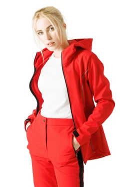 Ветровка Джаспер из софтшелла женская, однотонная#1