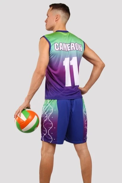 Волейбольная форма Изи мужская с полной запечаткой "CAMERON 11"#1