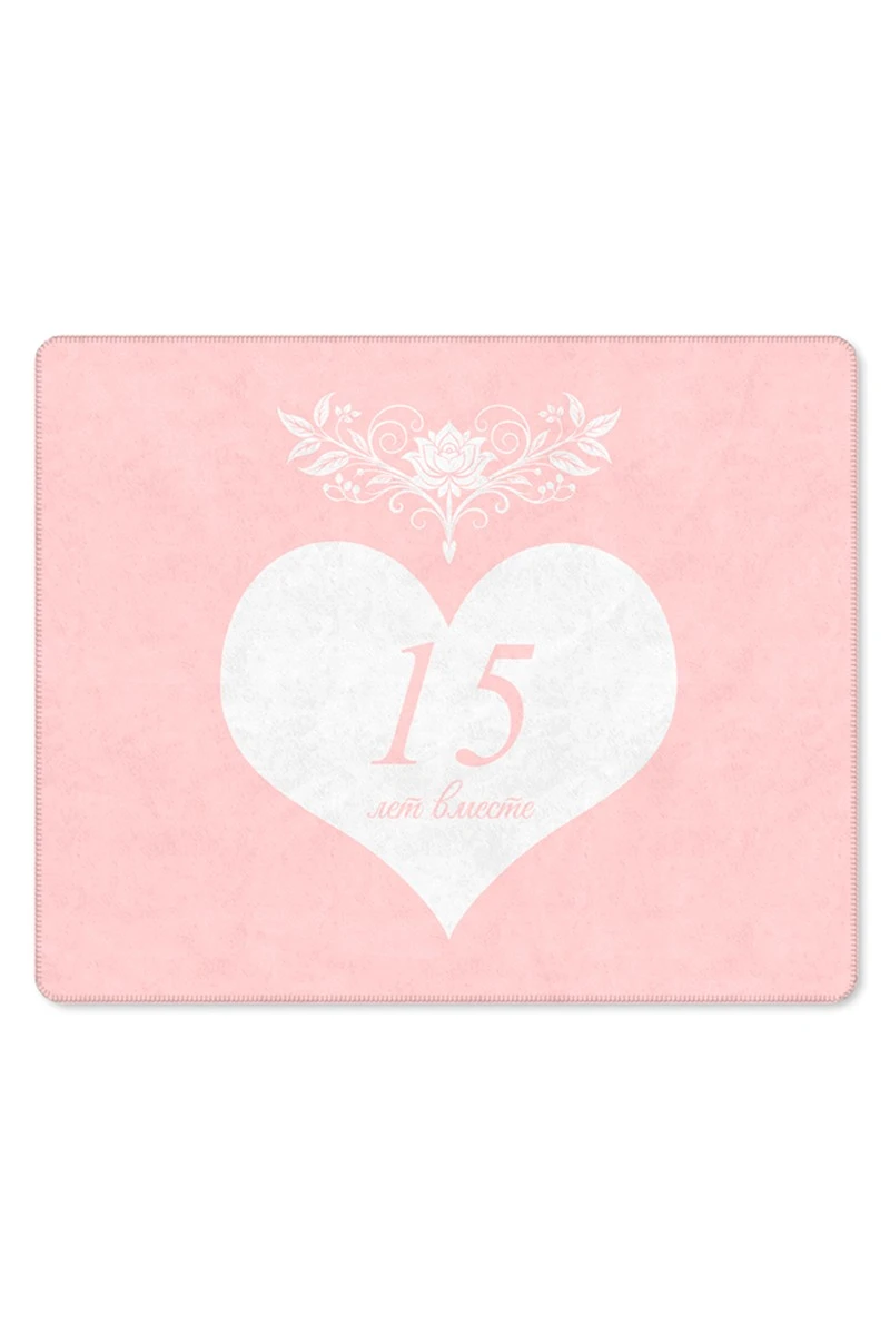 Купить плед Палитра флисовый 120х150 см (двухсторонний), с принтом "Happy wedding anniversary"