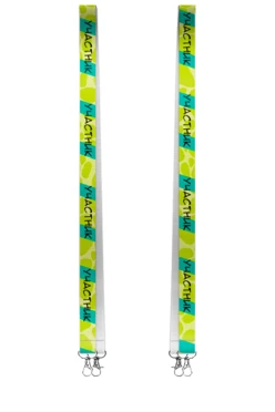 Купить ленту  для бейджа репс ширина 2 см, с двумя карабинами-люкс, с печатью "Участник"