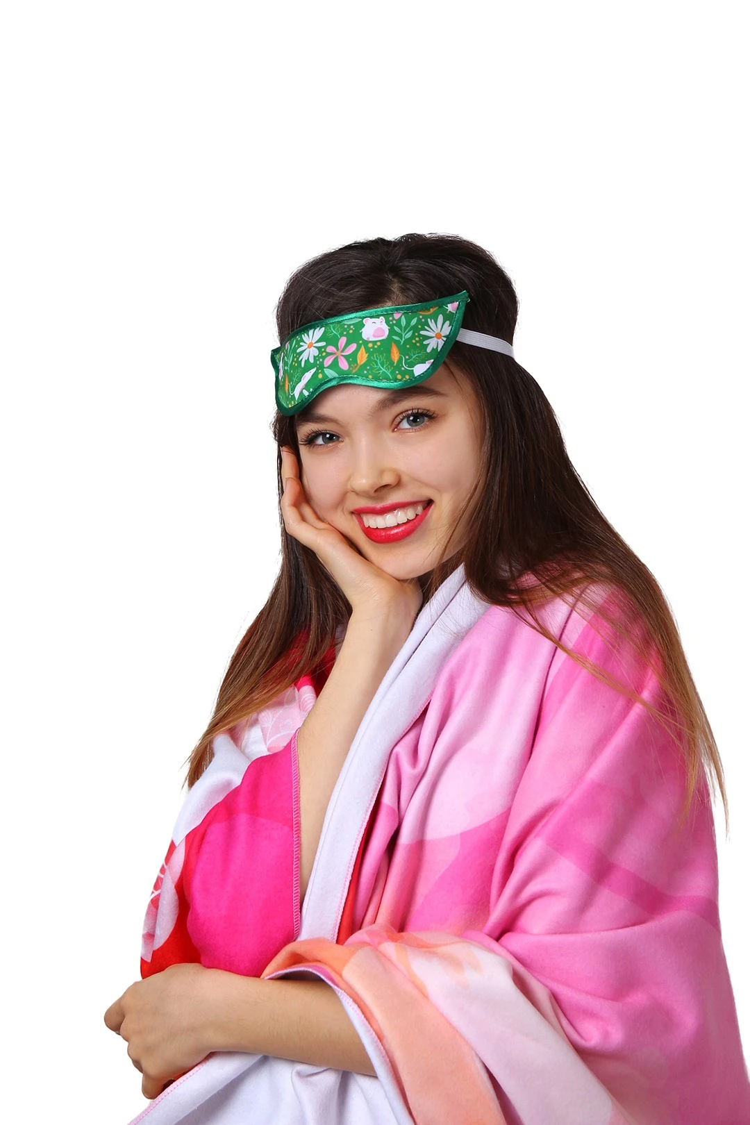 Купить маску для сна с принтом "Christmas" Купить маску для сна с принтом "Christmas"