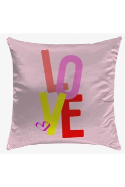 Купить подушку 30х30 см, с принтом "Love"