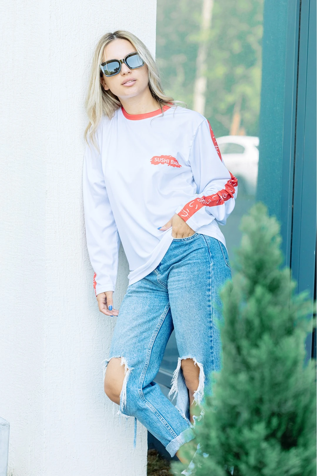 Лонгслив Гэлэкси Плюс женский с полной запечаткой (полиэстер)#1 Лонгслив Гэлэкси Плюс женский с полной запечаткой (полиэстер)#1