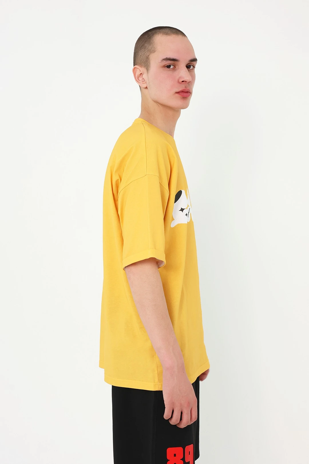 Купить футболку Бен оверсайз унисекс из кулирки хб с полной запечаткой "Extra"