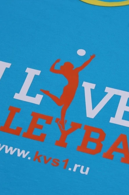 Футболка Атлетик детская однотонная "I love volleyball"#3