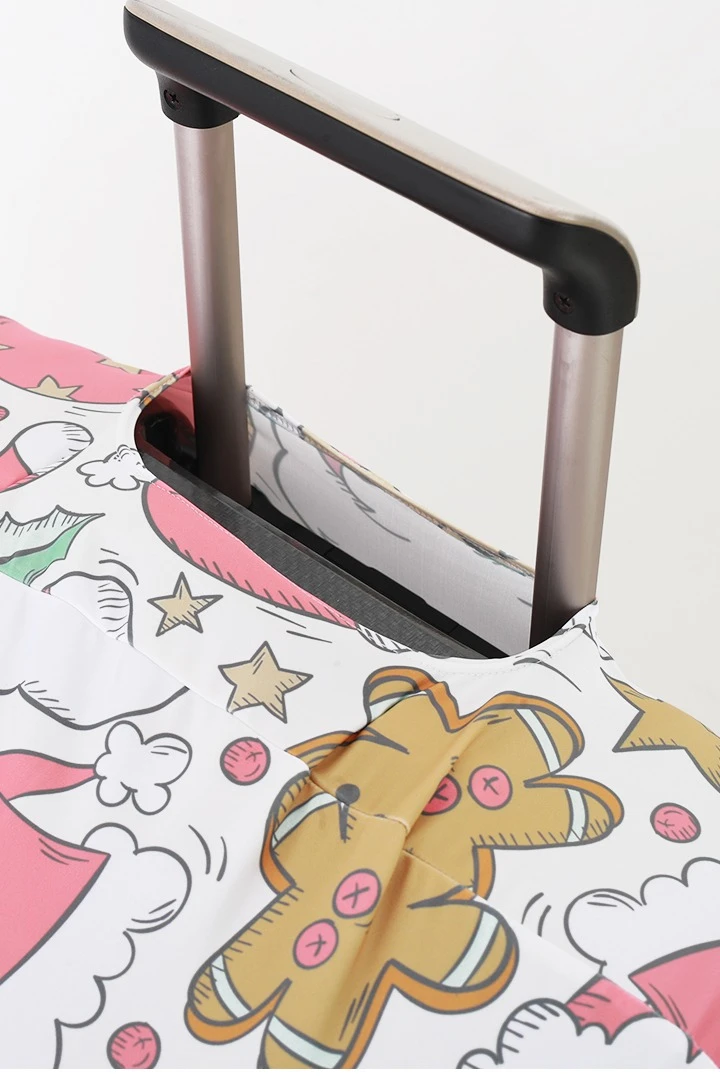 Чехол для чемодана размер L "New Year's Set"#3