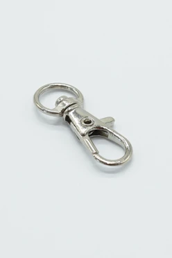 Карабин-люкс с круглым креплением 10 мм, никель#2