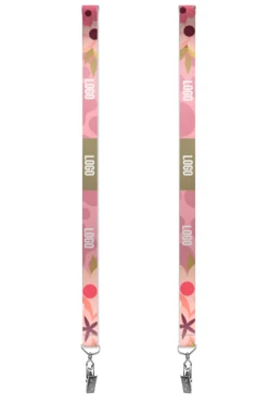 Купить ленту для бейджа атлас ширина 2 см, с клипсой, с печатью Лента для бейджа атлас ширина 2,5 см, с клипсой, с печатью