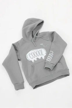 Купить худи Майк из футера детскую, однотонную меланж