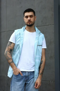 Купить жилет Брендон без капюшона унисекс, с полной запечаткой "Thanos"