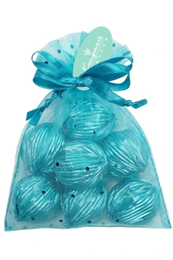 Мешочек бирюзовый с марципановыми конфетами из коллекции Энергия бирюзы