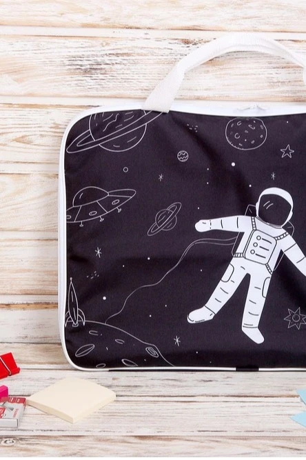 Сумка Ворд с ручками 45х33 см, с полной запечаткой "Cosmonaut"#2