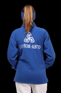 Толстовка Харисон флисовая без капюшона женская, однотонная "Binom-auto"#1