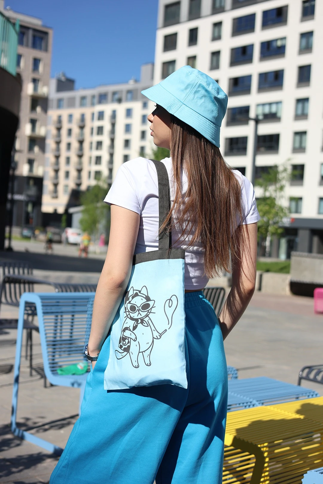 Сумка Пэйдж из перкали, с полной запечаткой#2