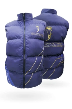 Купить жилет Морган Лайт без капюшона со стежкой унисекс "Центр гимнастики"