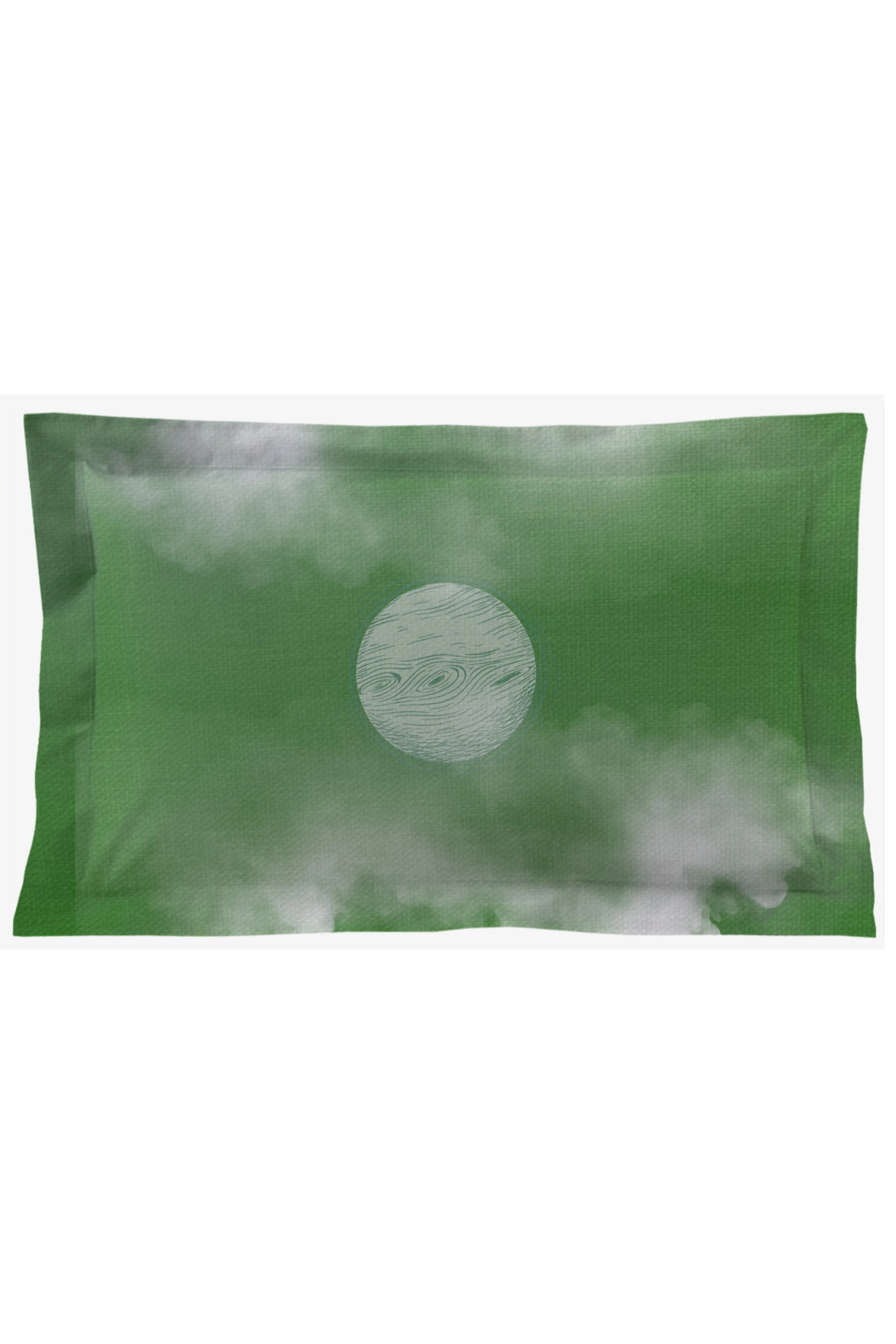 Купить подушку с бордюром 30х50 см, с принтом "Moonlit night" Купить подушку с бордюром 30х50 см, с принтом "Moonlit night"