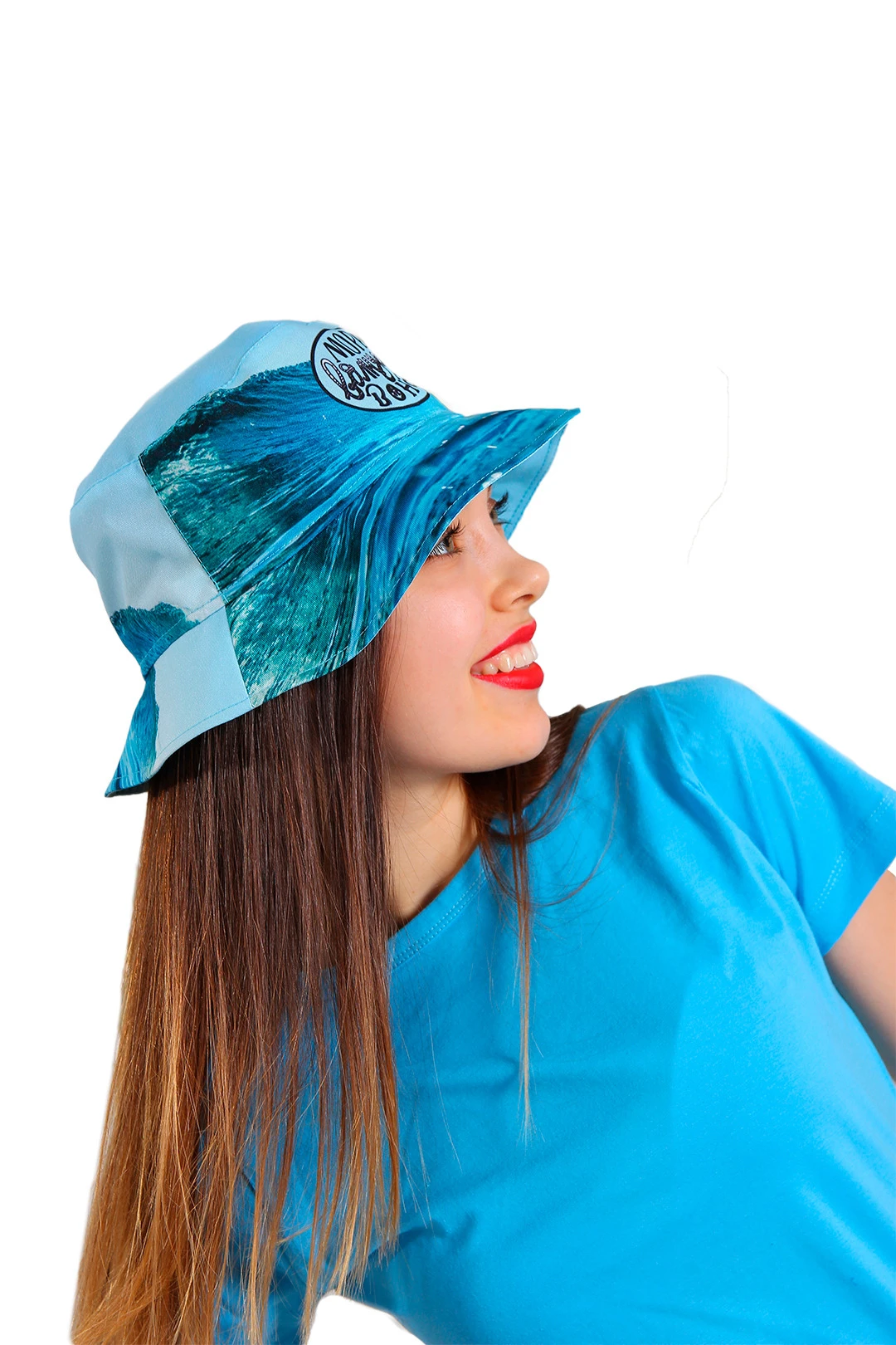 Панама Куба с узкими полями, с полной запечаткой "The sea is agitated within us"#1 Панама Куба с узкими полями, с полной запечаткой "The sea is agitated within us"#1