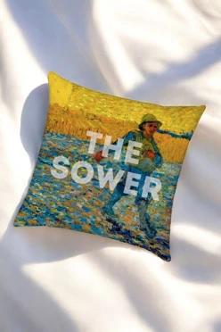 Купить подушку 50х50 см, с принтом "Sower"