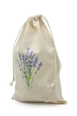 Купить мешочек из суровой бязи 20х30 см "Lavanda"