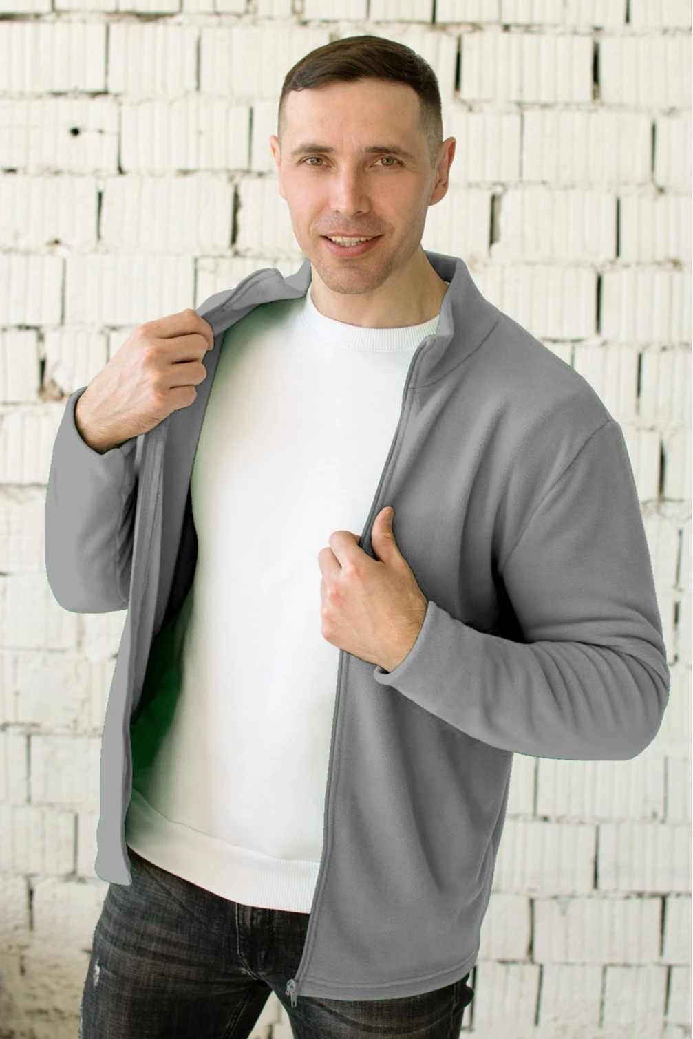 Купить толстовку Филл флисовую унисекс (без капюшона) Купить толстовку Филл флисовую унисекс (без капюшона)