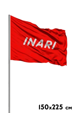 Купить флаг с логотипом фирменный 150х225 см