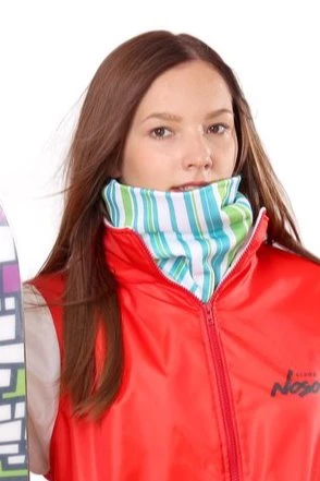 Бафф Арктик двухслойный на флисе взрослый, с полной запечаткой "Stripes"#3