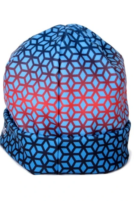 Шапка Лофт флисовая двухслойная взрослая, с полной запечаткой "St. Petrsburg"#4