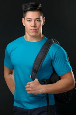 Купить голубую футболку Степ унисекс