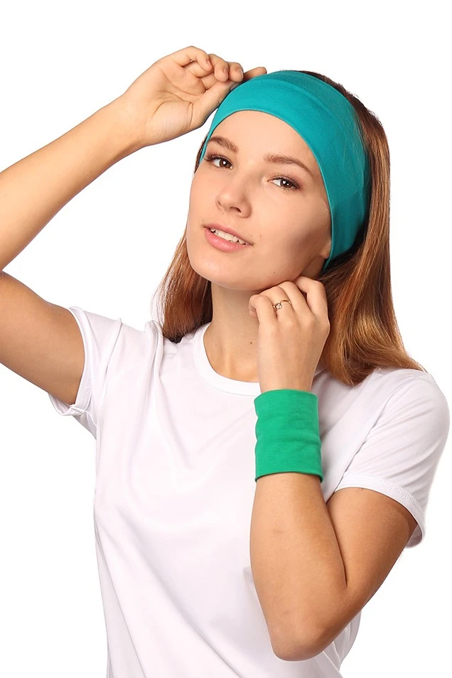 Купить повязку взрослую голубую