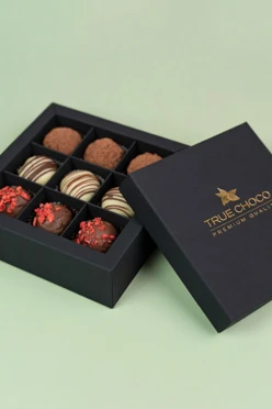 Набор конфет «Трюфель», 9 шт. в брендированной упаковке#1