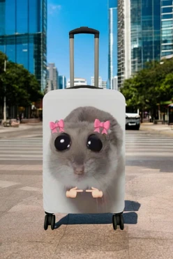Купить чехол для чемодана (M) с принтом "Hamster"