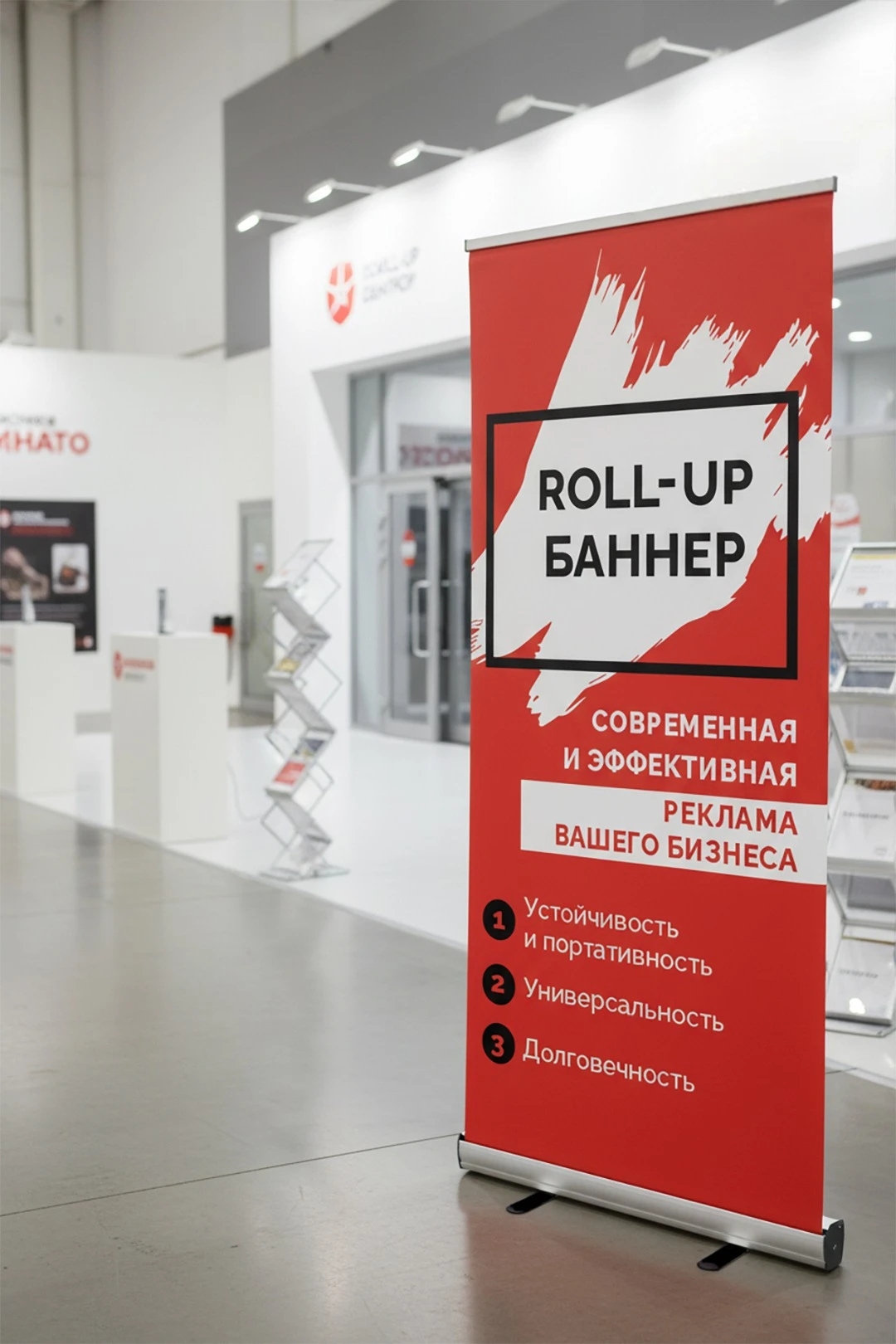 Ролл-ап 85х200 см с баннером (1 стойка)#5