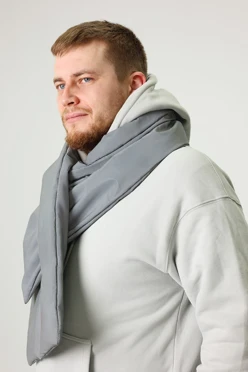 Шарф Ярко утепленный с синтепоном 25х140 см, однотонный#1