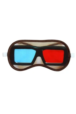 Купить маску для сна с принтом "3D Glasses"