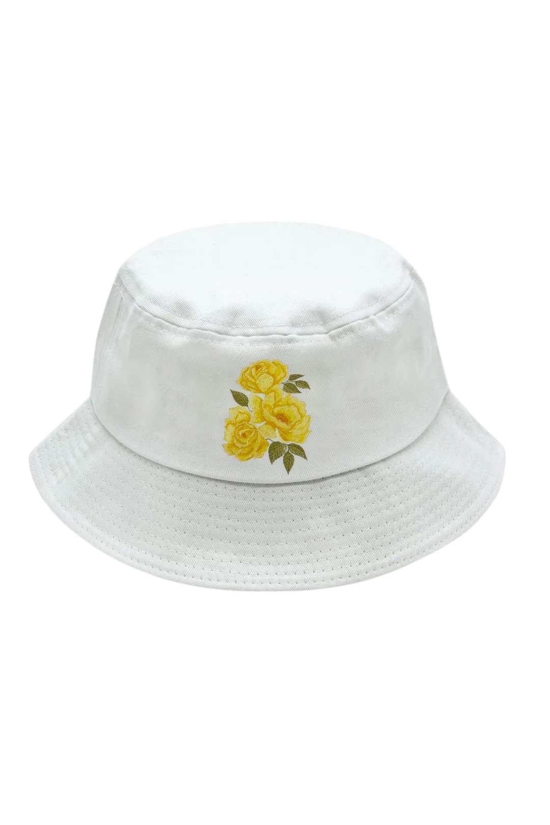 Купить панаму Мадрид из греты с узкими полями, однотонная "Yellow flower" Купить панаму Мадрид из греты с узкими полями, однотонная "Yellow flower"