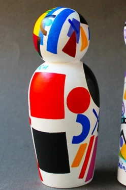 Набор деревянных фигурок в форме силуэтов глянцевые, 2 шт#1