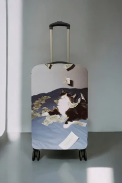 Купить чехол для чемодана (L) с принтом "Money"