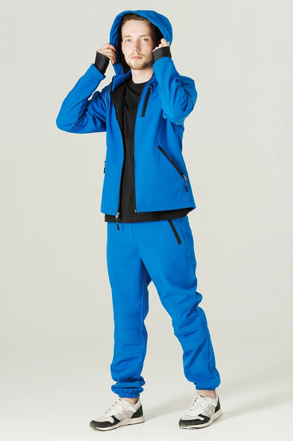 Спортивный костюм Марвел из софтшелла унисекс, однотонный#3