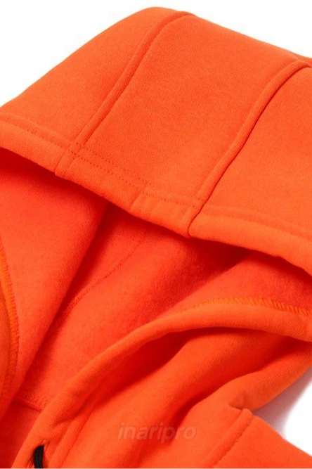 Худи Майк из футера унисекс, однотонный оранжевый#2